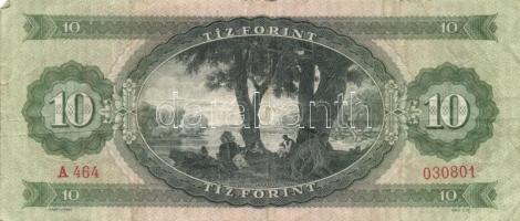 1949-1980. 10Ft, 20Ft, 100Ft összesen 9db bankjegy T:II,III