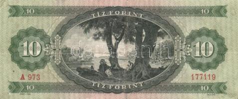 1949-1980. 10Ft, 20Ft, 100Ft összesen 9db bankjegy T:II,III