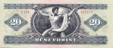 1949-1980. 10Ft, 20Ft, 100Ft összesen 9db bankjegy T:II,III