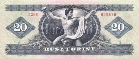 1949-1980. 10Ft, 20Ft, 100Ft összesen 9db bankjegy T:II,III