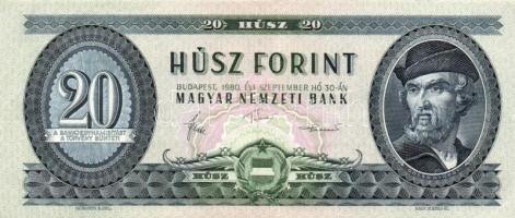 1949-1980. 10Ft, 20Ft, 100Ft összesen 9db bankjegy T:II,III