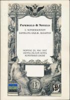 1997. Dr. Bázlik László György bankjegy gyűjteményének osztrák árverési katalógusa leütési árakkal