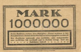 Német Birodalom/Weimari Köztársaság/Drezda 1923. 5db különféle városi kiadású bankjegy T:III,III-
Ge...