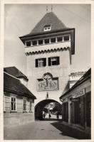 Kőszeg Hősök kapuja Kleininger cukrászda, Deutsch Pál cipészmester üzlete