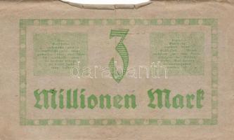 Német Birodalom/Weimari Köztársaság/Reichsbahn Direktion/Berlin/Drezda 1923. 4db különféle bankjegy ...