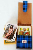 2 pakli kártya: Gaiety 54 models francia kártya és egy magyar kártya eredeti tokjában
