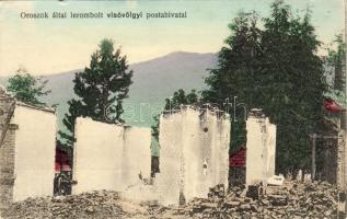 Visóvölgy Posgebäude zerstört von Russischen