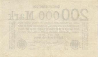 Német Birodalom/Weimari Köztársaság 1923. 8db különféle inflációs bankjegy, közte vízjel variációk i...