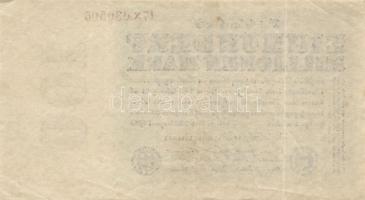 Német Birodalom/Weimari Köztársaság 1923. 8db különféle inflációs bankjegy, közte vízjel variációk i...