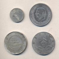 4db klf ezüst érme fém hamisítványa T:vegyes
4 pieces of various fake coins C:mixed