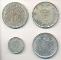 4db klf ezüst érme fém hamisítványa T:vegyes 4 pieces of various fake coins C:mixed