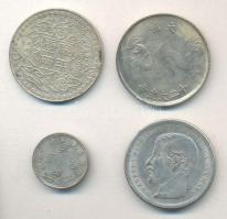 4db klf ezüst érme fém hamisítványa T:vegyes
4 pieces of various fake coins C:mixed
