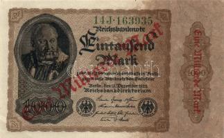 Német Birodalom/Weimari Köztársaság 1920-23. 6db különféle bankjegy T:I,II,III
Germany/Weimar Republ...