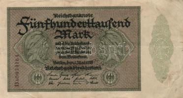 Német Birodalom/Weimari Köztársaság 1920-23. 6db különféle bankjegy T:I,II,III
Germany/Weimar Republ...