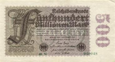 Német Birodalom/Weimari Köztársaság 1920-23. 6db különféle bankjegy T:I,II,III
Germany/Weimar Republ...