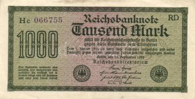 Német Birodalom/Weimari Köztársaság 1908-1923. 12db különféle bankjegy T:I,II,III,III-
Germany/Weima...