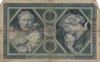 Német Birodalom/Weimari Köztársaság 1908-1923. 12db különféle bankjegy T:I,II,III,III-
Germany/Weima...