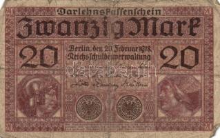 Német Birodalom/Weimari Köztársaság 1908-1923. 12db különféle bankjegy T:I,II,III,III-
Germany/Weima...