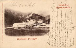 1899 Hermánd Papierfabrik