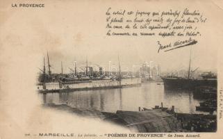 Marseille port, steamship (b)