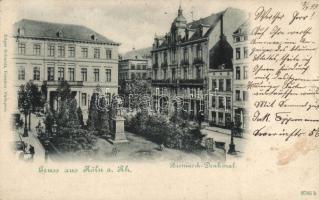 1899 Köln Bismarck statue (b)