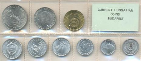 1982. 2f-10Ft 9db klf érmés forgalmi sor fóliatokban T:1