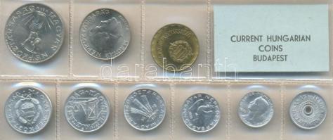 1978. 2f-10Ft 9db klf érmés forgalmi sor fóliatokban T:1