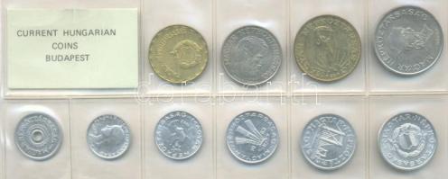 1983. 2f-20Ft 10db klf érmés forgalmi sor fóliatokban T:1
