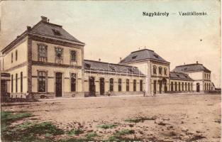 Nagykároly Bahnhof