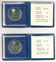 1983. 100Ft "Széchenyi István" (2x) T:BU,PP mindkettő Eredeti tokban, tanúsítvánnyal!