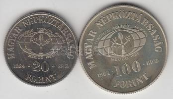 1985. 20Ft + 100Ft "FAO" pár T:BU,PP