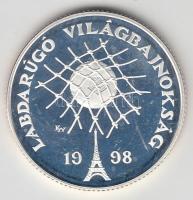 1997. 750Ft Ag "Labdarúgó VB" T:PP Dísztokban. Tanúsítvánnyal