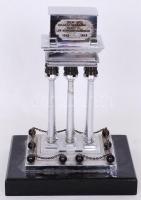 Bem József síremlékének fém makettje / 
A model of Jozef Bem's memorial, 12x15x21cm