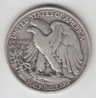 Amerikai Egyesült Államok 1939. 1/2$ Ag "Walking Liberty" T:3
USA 1939. 1/2 Dollar Ag &quo...