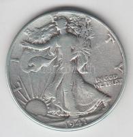 Amerikai Egyesült Államok 1941. 1/2$ Ag "Walking Liberty" T:3 USA 1941. 1/2 Dollar Ag "Walking Liberty" C:F