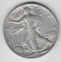 Amerikai Egyesült Államok 1941S 1/2$ Ag "Walking Liberty" T:3 USA 1941S 1/2 Dollar Ag "Walking Liberty" C:F