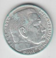 Német 3. Birodalom 1939F 2M Ag "Hindenburg" T:2 German Third Reich 1939F 2 Marks Ag "Hindenburg" C:XF
