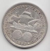 Amerikai Egyesült Államok 1893. 1/2$ Ag "Kolumbusz / Santa Maria" T:2,2-
USA 1893. 1/2 Dol...