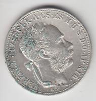 1883KB. 1Ft Ag "Barokk címer" T:2,2- ph.