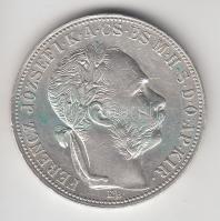 1884KB. 1Ft Ag "Barokk címer" T:2-