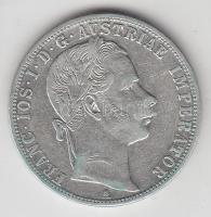 Ausztria 1860A 1Fl Ag T:2- Austria 1860A 1 Florin Ag C:VF