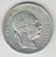 Ausztria 1879. 1Fl Ag "Ferenc József" T:2,2- Austria 1879. 1 Florin Ag "Franz Joseph" C:XF,VF