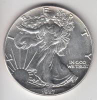Amerikai Egyesült Államok 1987. 1$ Ag/31,1g "Liberty" T:1 USA 1987 1 Dollar "Liberty" Ag/31,1g C:Unc