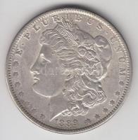 Amerikai Egyesült Államok 1889. 1$ Ag "Morgan" T:2- USA 1889. Morgan Dollar Ag C:VF