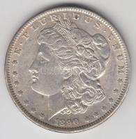 Amerikai Egyesült Államok 1890. 1$ Ag "Morgan" T:2- USA 1890. Morgan Dollar Ag C:VF
