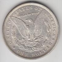 Amerikai Egyesült Államok 1890. 1$ Ag "Morgan" T:2-
USA 1890. Morgan Dollar Ag C:VF