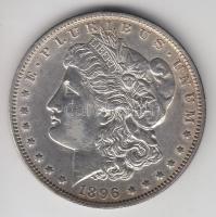 Amerikai Egyesült Államok 1896O 1$ Ag "Morgan" T:2- USA 1896O Morgan Dollar Ag C:VF