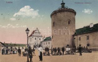 Lublin courtyard, tower