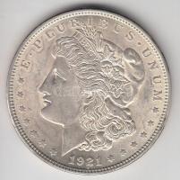 Amerikai Egyesült Államok 1921. 1$ Ag "Morgan" T:2 patina USA 1921. Morgan Dollar Ag C:XF patina