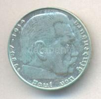 Német 3. Birodalom 1937J 2M Ag "Hindenburg" T:3
German Third Reich 1937J 2 Marks Ag "...